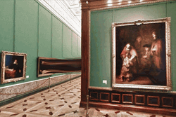Moving Paintings Inside Museum