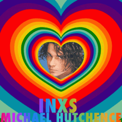 Moving Rainbow Michael Hutchence GIF