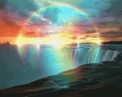 Moving Rainbow Palm Sunday GIF