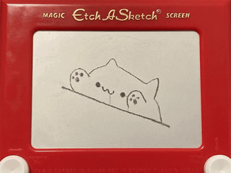 Moving Sketch Of A Cat GIF