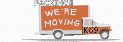 Moving Truck Saying Packing We're Moving GIF