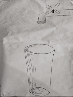 Moving Water Drawing GIF