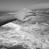 Moving Water Using Hands Illusion GIF
