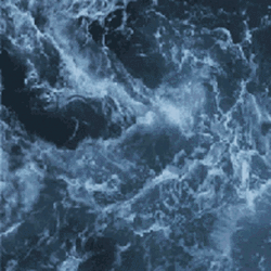 Moving Water Waves Clashing GIF