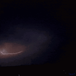 Moving Yellow Lightning Sky GIF