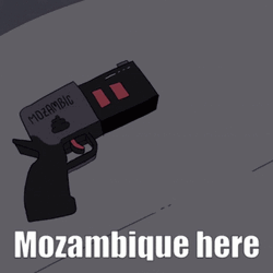 Mozambique Gun Cartoon GIF