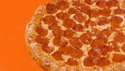 Mozzarella Stuffed Pizza GIF