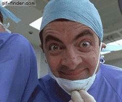 Mr. Bean As Doctor GIF
