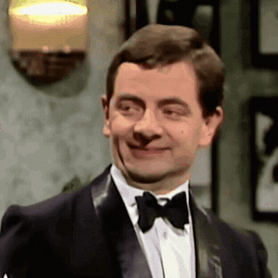 Mr Bean In Tuxedo And Bow Tie GIF