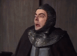 Mr Bean Knight GIF