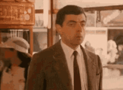 Mr Bean Waiting GIF