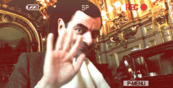 Mr. Bean Waving Iconic Hello Funny Meme GIF
