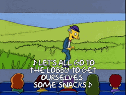 Mr Burns Bar Snacks Stage Performance GIF