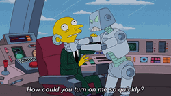 Mr. Burns Choke By Robot