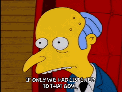 Mr Burns Nodding Head GIF
