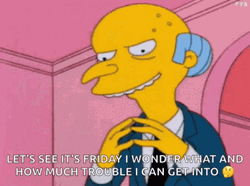 Mr Burns Ominous Finger Wag GIF