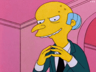 Mr. Burns Scheming GIF