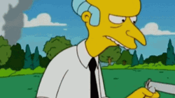 Mr Burns Scratching Head Confused Response GIF