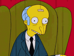 Mr Burns Shocked Double Face Palm GIF