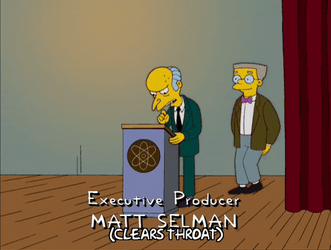 Mr. Burns The Simpsons Ahem GIF
