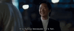 Mr Chow Ken Jeong It's Funny With Fat GIF
