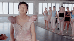 Mr Chow Ken Jeong Wearing Ballerina Outfit GIF