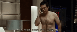 Mr Chow Wait I Love You Okay Bye GIF