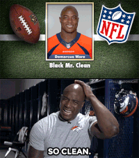 Mr Clean Black Guy Football  GIF