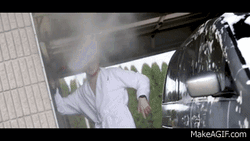 Mr Clean Cleaning A Car  GIF