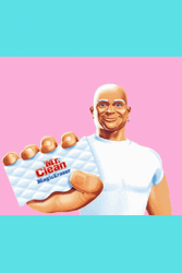 Mr Clean In Colorful Background  GIF