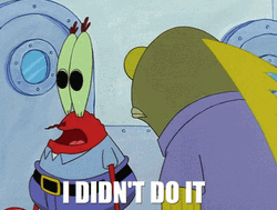 Mr. Crab You Didn't Have To Cut Me Off Meme GIF