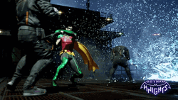 Mr Freeze Intense Fight With Robin GIF
