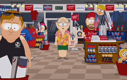 Mr Garrison At Store South Park GIF