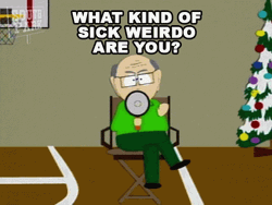 Mr Garrison South Park Weirdo GIF