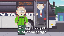 Mr Garrison Talking To Bus Driver GIF