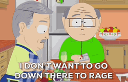 Mr Garrison With Rick In Kitchen South Park GIF