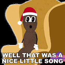 Mr Hankey Complain While Seating In Yellow Chair GIF