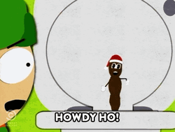Mr Hankey Howdy Ho GIF