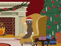Mr Hankey Saying Hello While Seating GIF