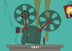 Mr Hankey Turn On Camera While Watching Film GIF