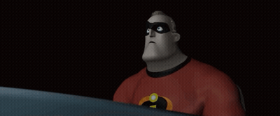 Mr. Incredible From The Incredibles Is Sitting In A Chair GIF