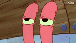 Mr. Krabs Can't Take Smelly Odor GIF