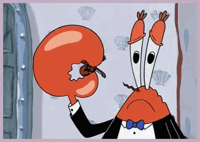 Mr. Krabs From Spongebob Squarepants Is Playing A Violin . GIF