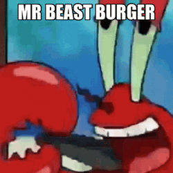 Mr Krabs Mrbeast  GIF