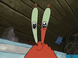 Mr. Krabs One Eye Twitch GIF