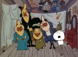 Mr. Magoo Singing Christmas Carol GIF