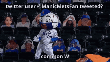 Mr Met Energetic Dancing GIF