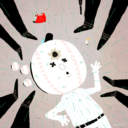 Mr Met Painting GIF