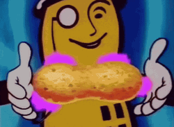 Mr. Peanuts Magic Peanut Trick GIF