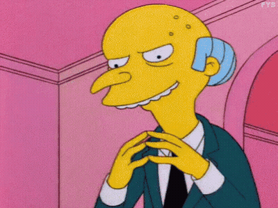 Mr. Simpson Making Funny Face In Suit And Tie GIF